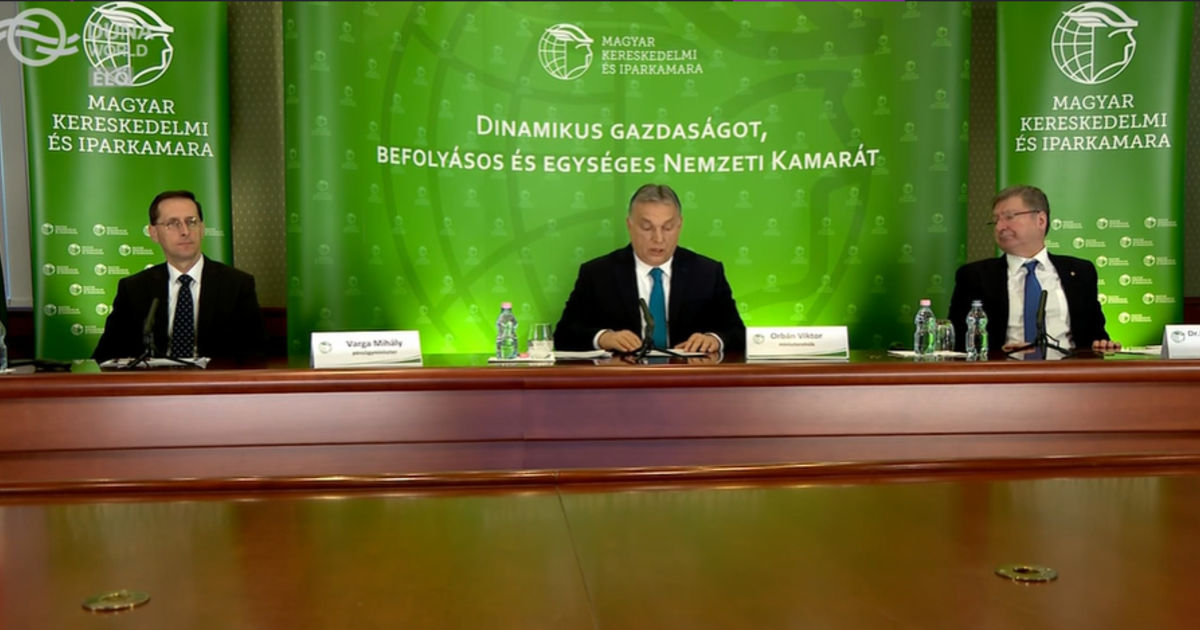 Orbán Viktor: 10 milliós ingyenhitelt kapnak a kis- és középvállalkozások