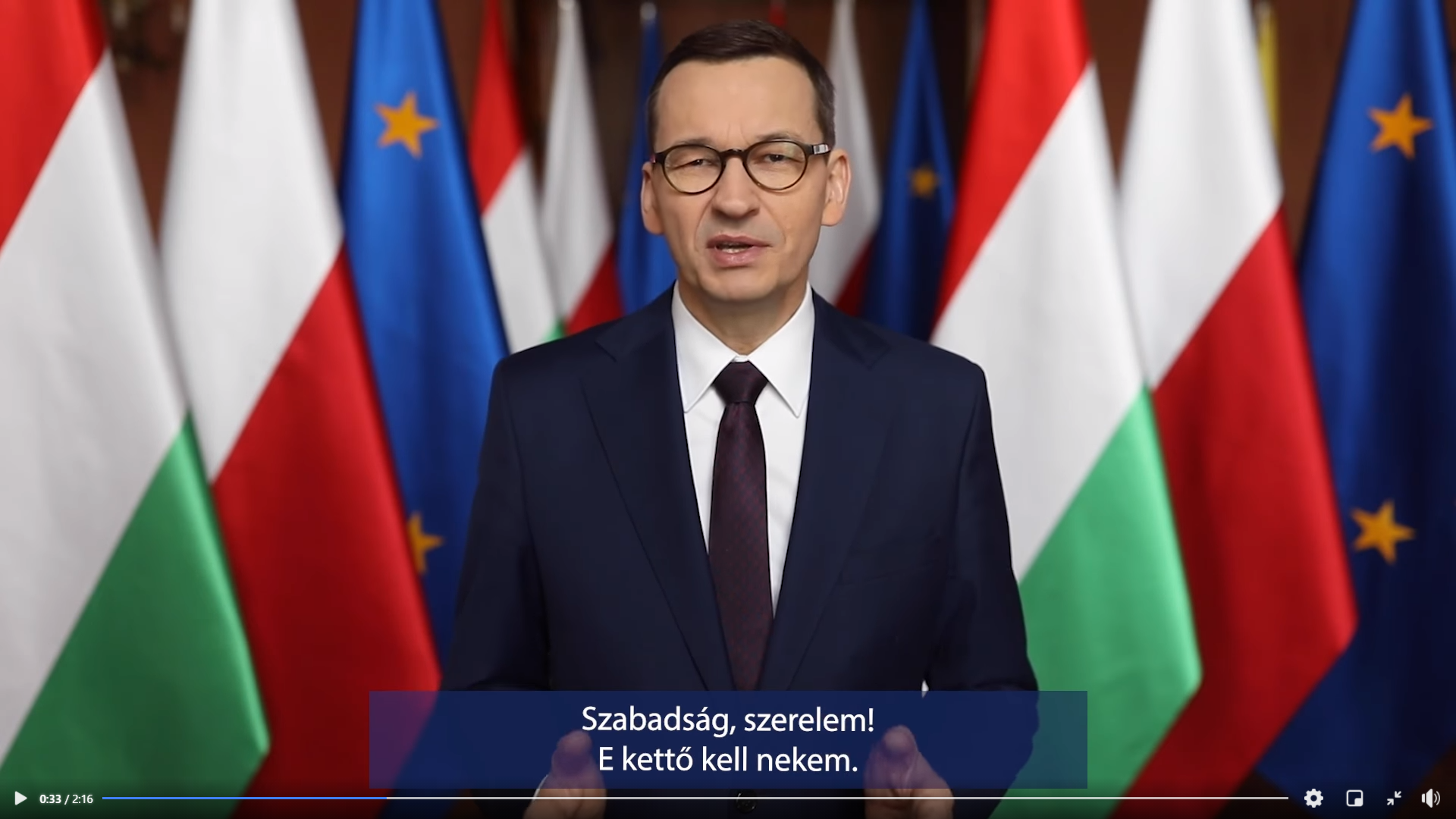 Lengyel miniszterelnök: Hajrá, Magyarország, hajrá magyarok!